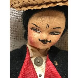 Vintage Beautiful Male Doll from Spain, Souvenir Doll, Hand Made